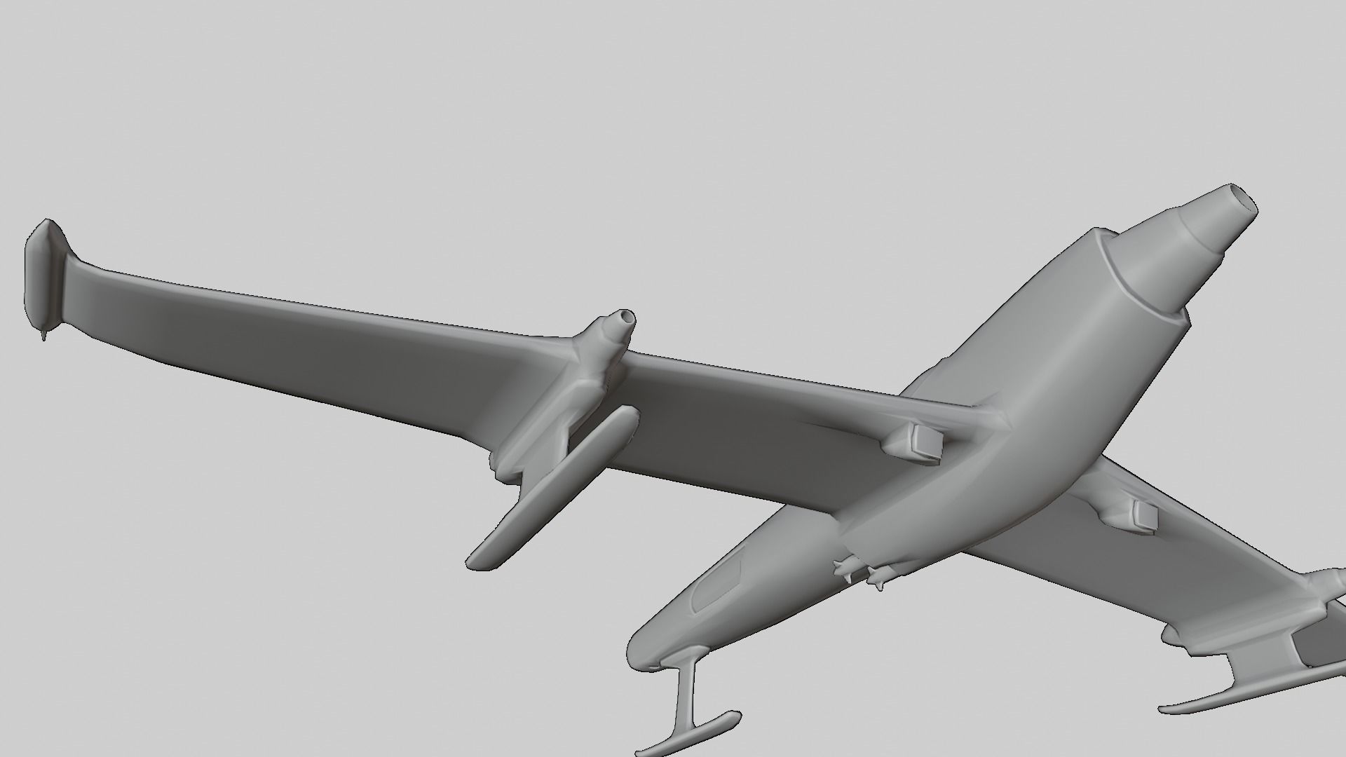 Sci-Fi Military Spaceship - Lightwing G3 3D print model_13