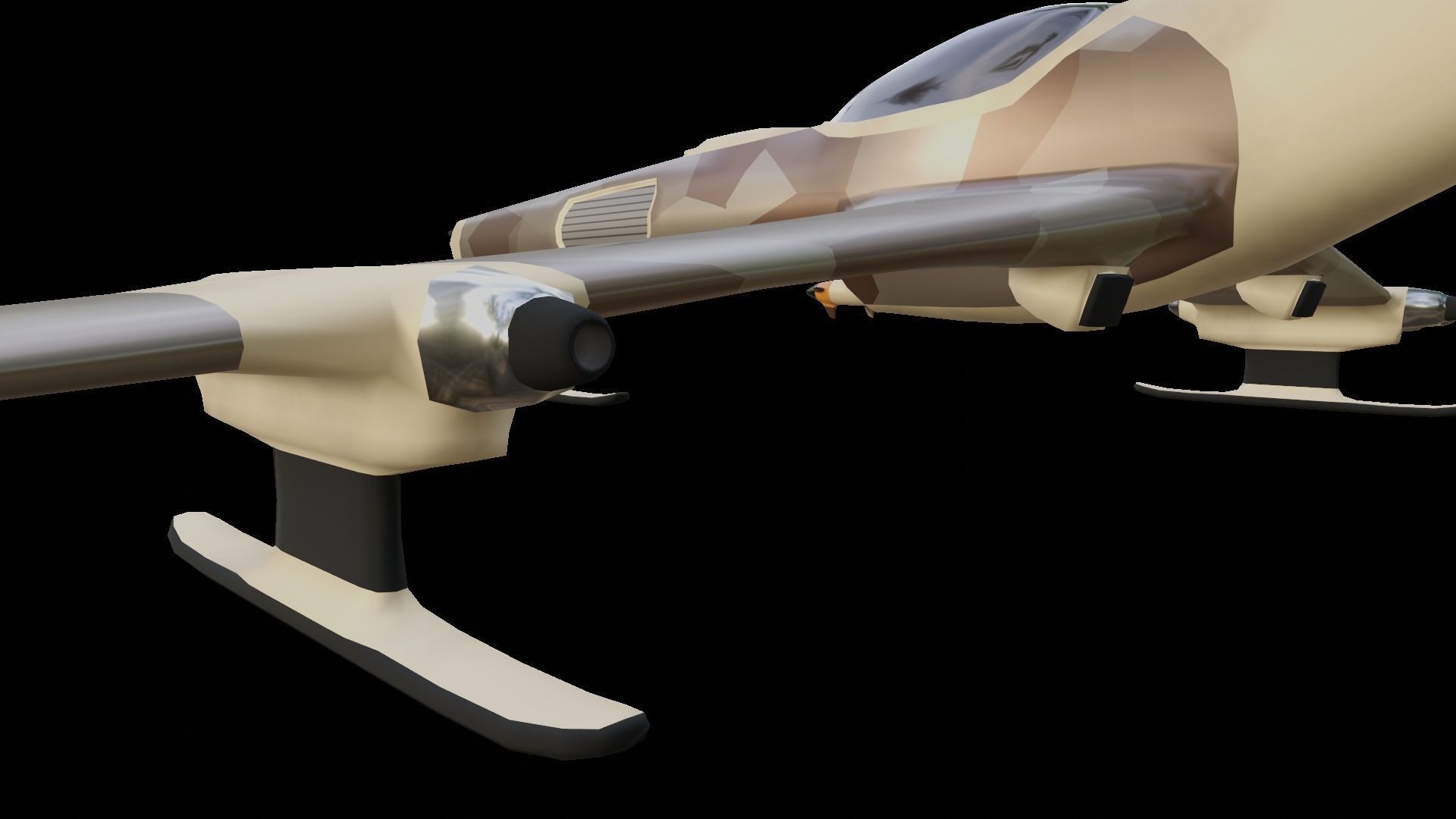 Sci-Fi Military Spaceship - Lightwing G3 3D print model_7