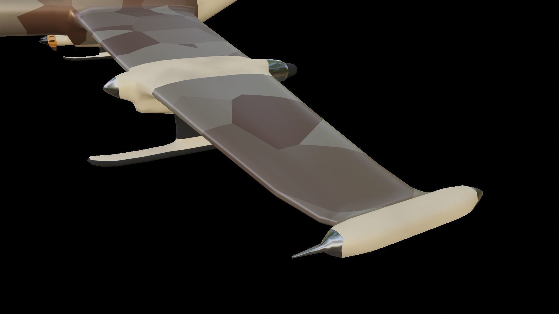 Sci-Fi Military Spaceship - Lightwing G3 3D print model_6