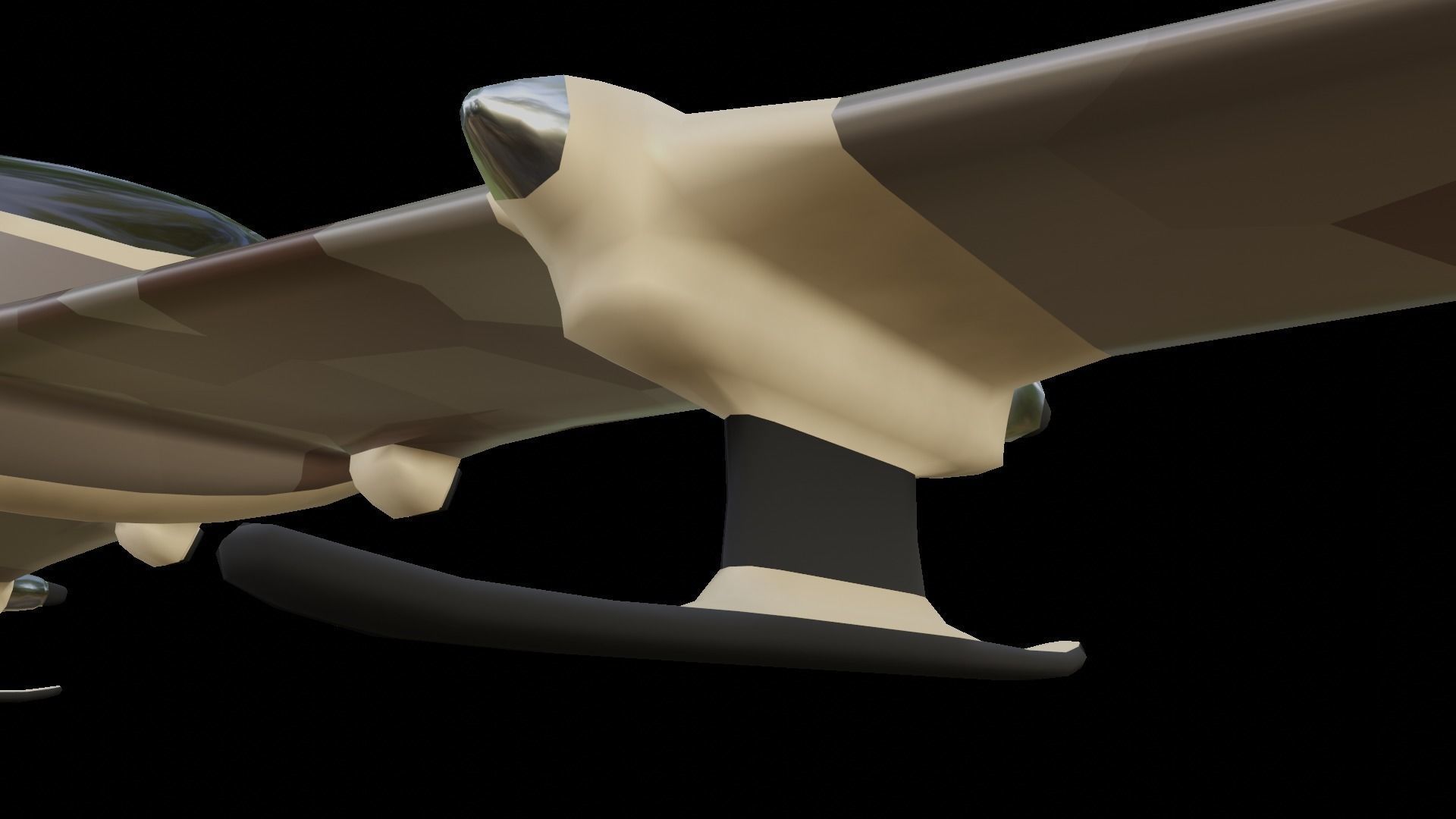 Sci-Fi Military Spaceship - Lightwing G3 3D print model_5