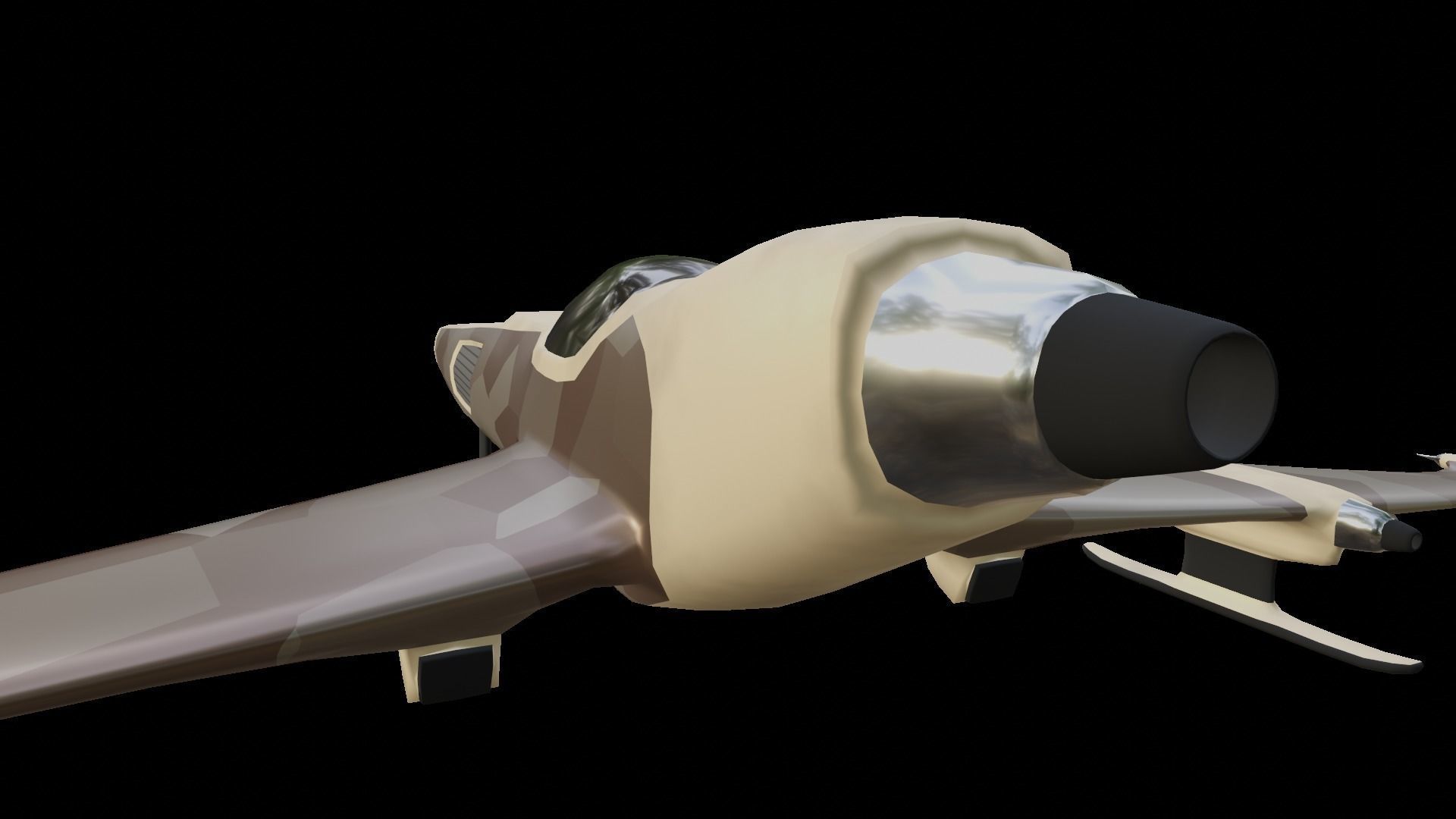 Sci-Fi Military Spaceship - Lightwing G3 3D print model_8