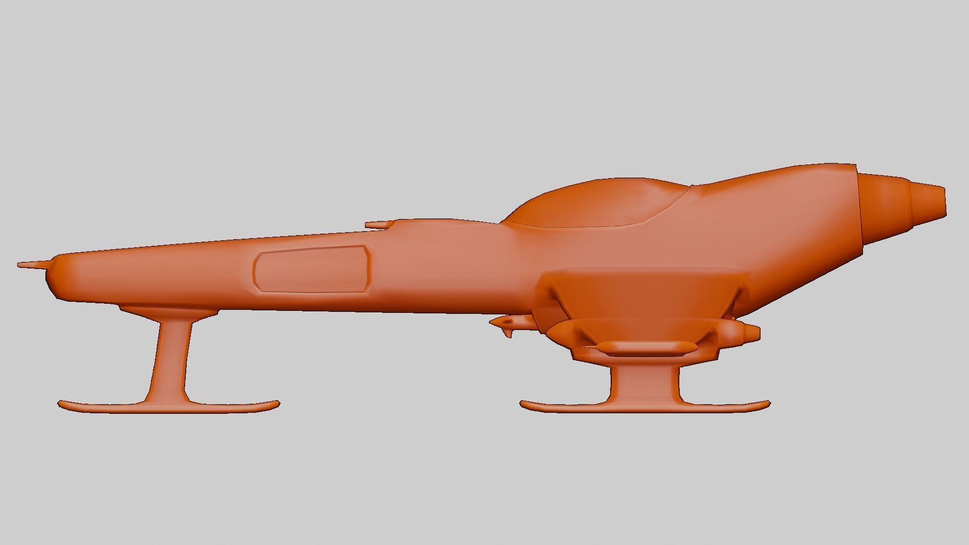 Sci-Fi Military Spaceship - Lightwing G3 3D print model_19