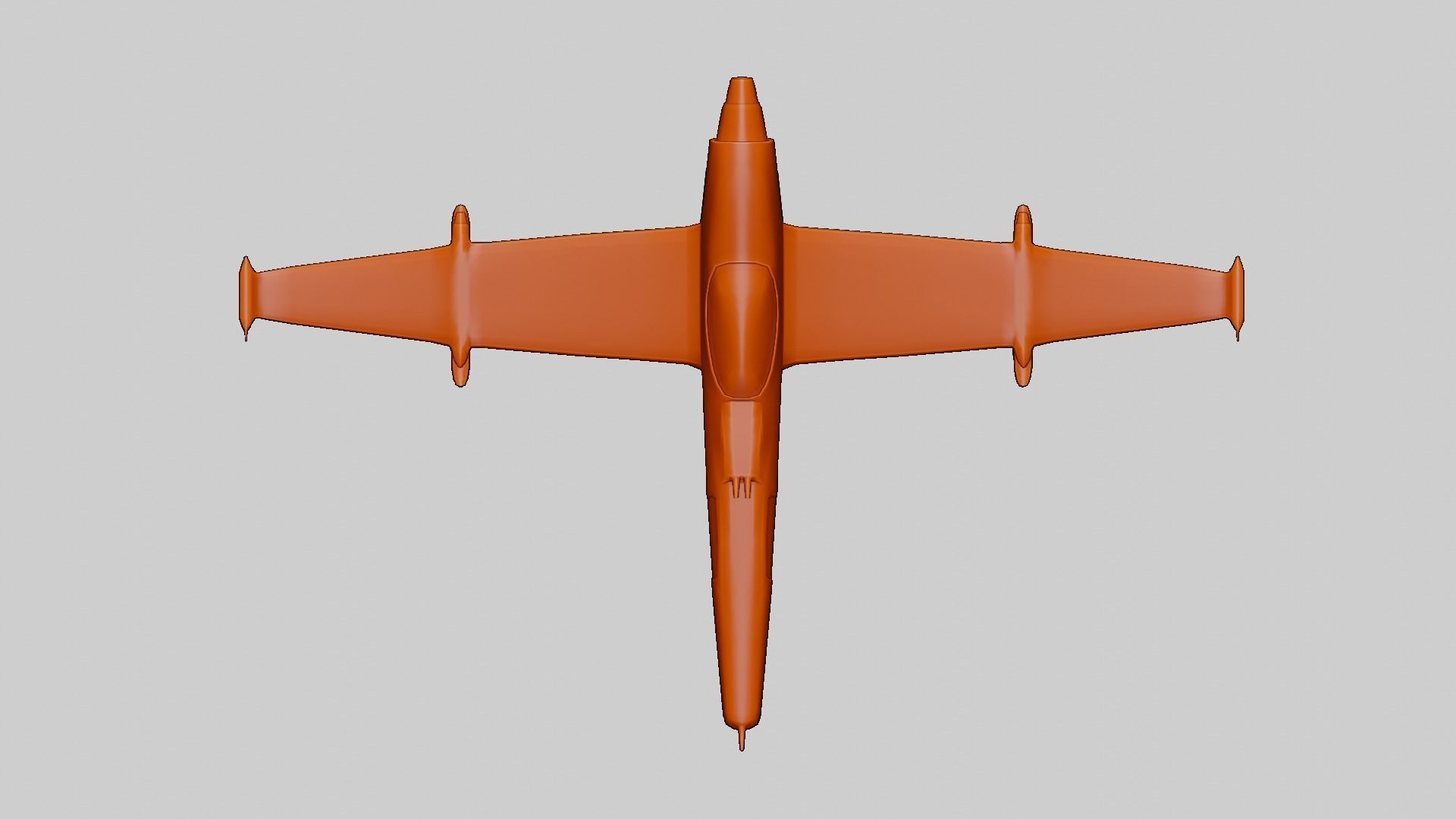 Sci-Fi Military Spaceship - Lightwing G3 3D print model_20