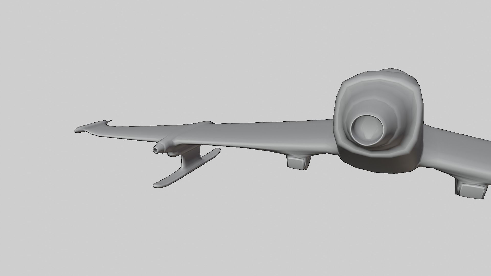 Sci-Fi Military Spaceship - Lightwing G3 3D print model_14