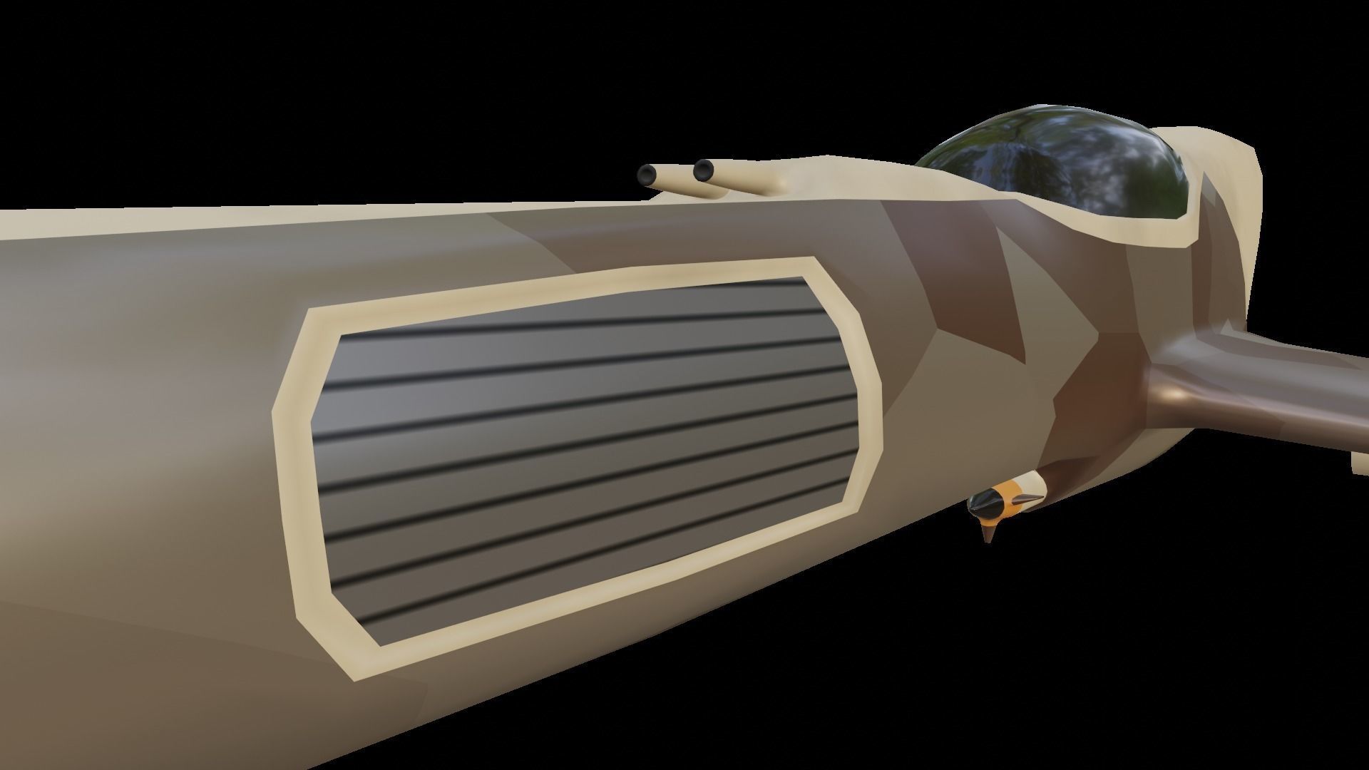 Sci-Fi Military Spaceship - Lightwing G3 3D print model_3