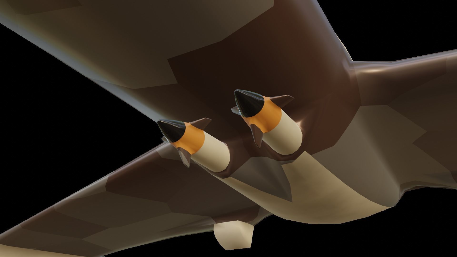 Sci-Fi Military Spaceship - Lightwing G3 3D print model_4