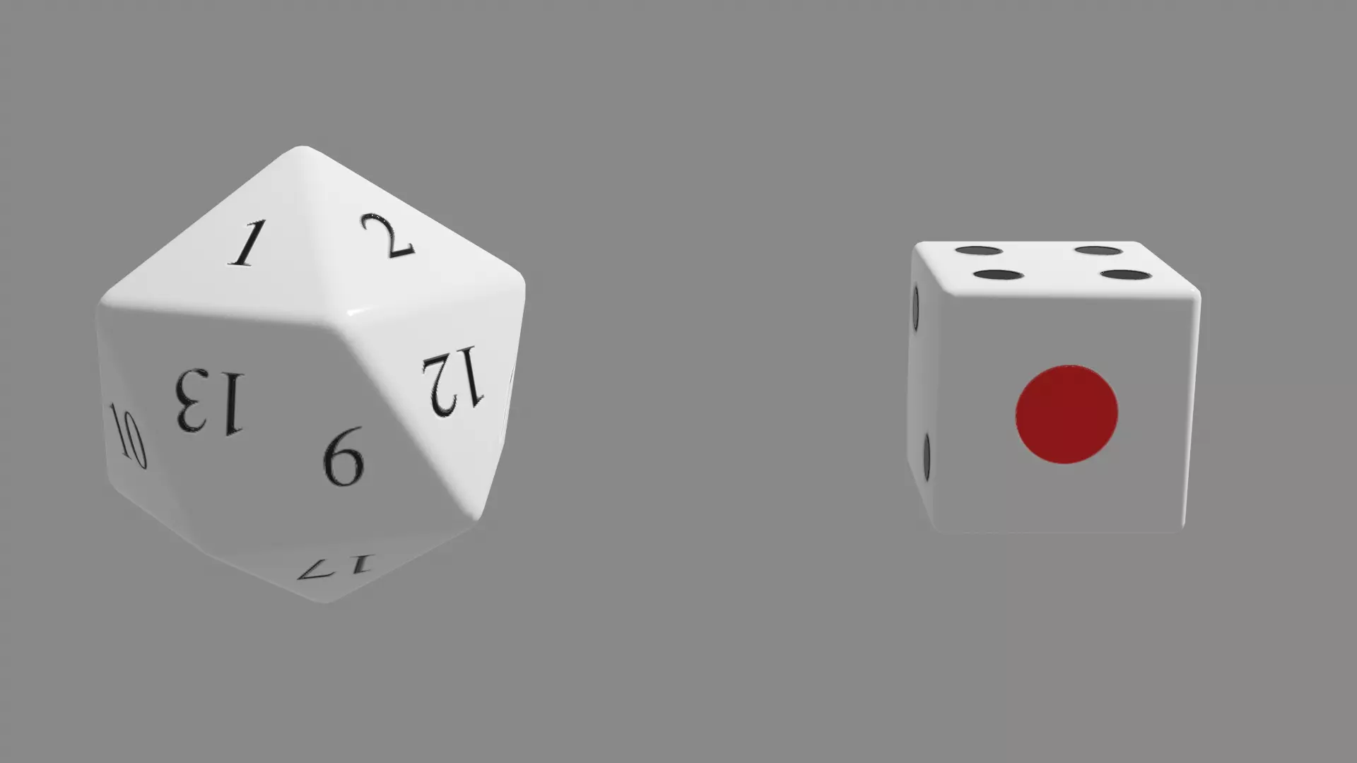 Dice models 3D model_0