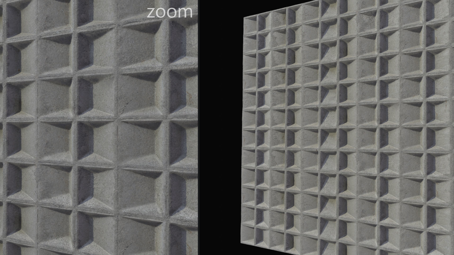 Floor and wall construction surfaces set1 UE Low-poly 3D model_4