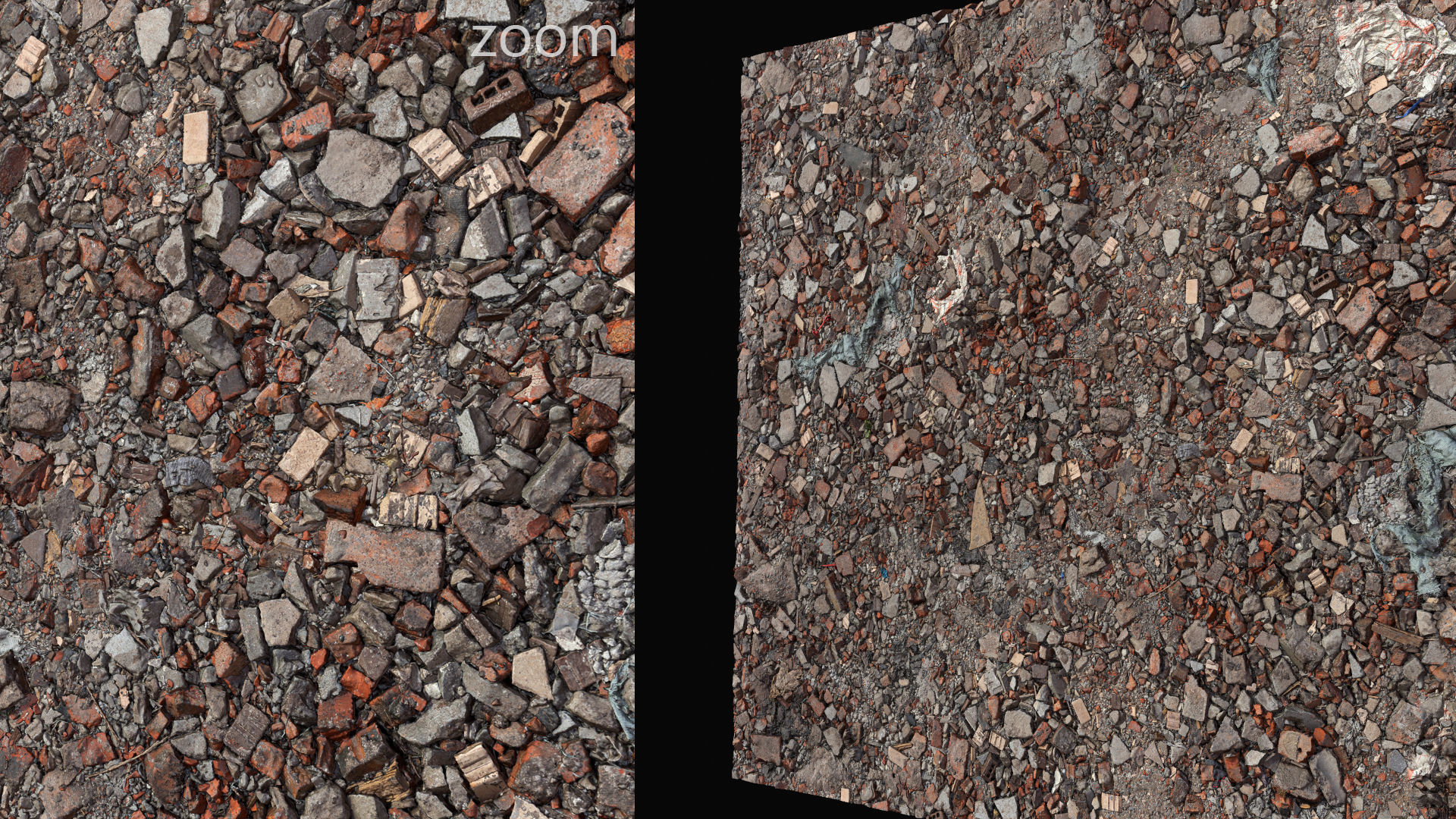 Floor and wall construction surfaces set1 UE Low-poly 3D model_5