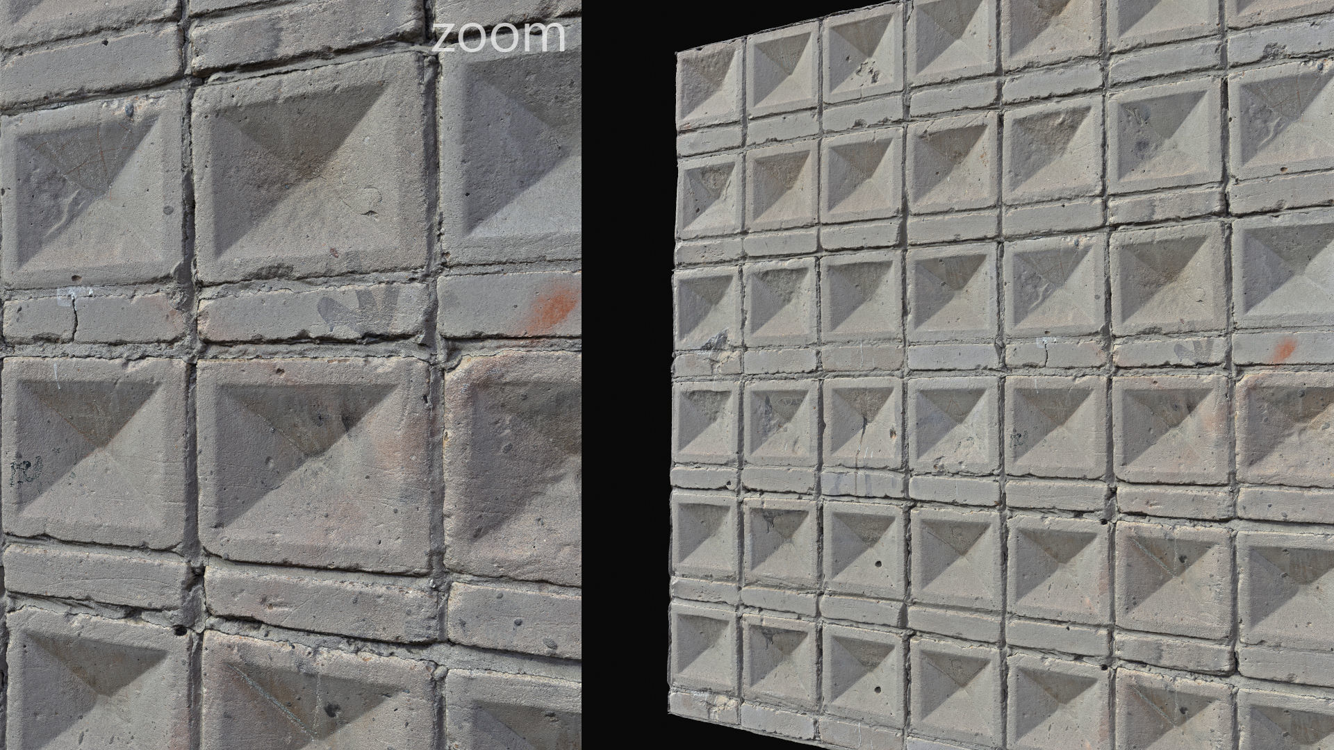 Floor and wall construction surfaces set1 UE Low-poly 3D model_2