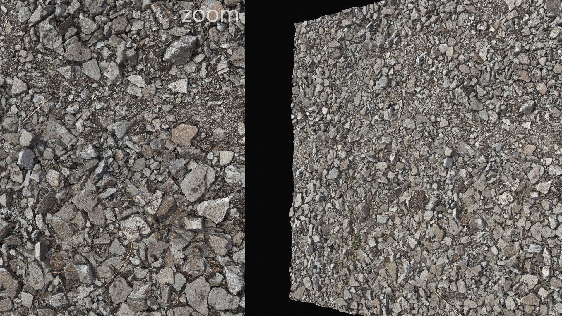 Floor and wall construction surfaces set1 UE Low-poly 3D model_3