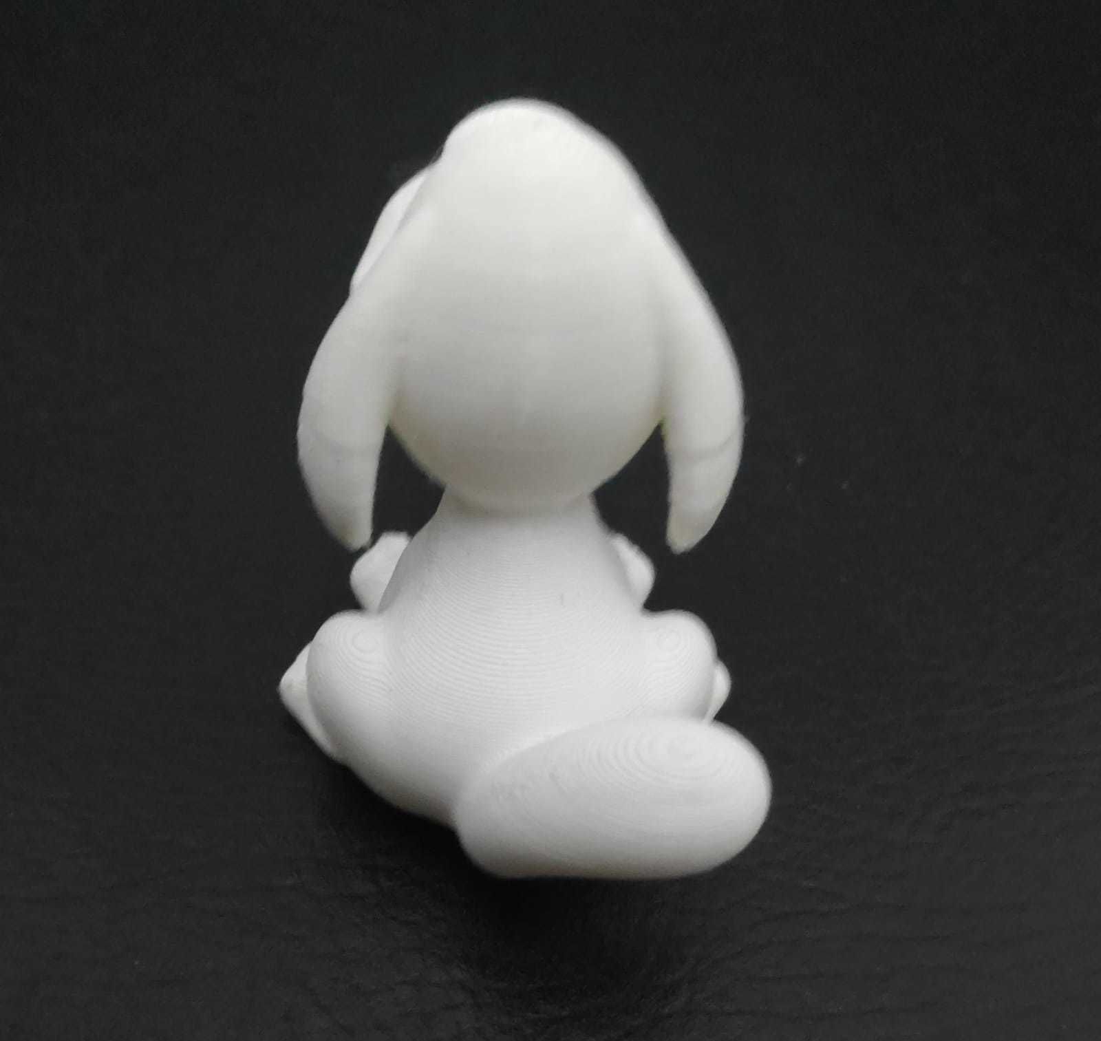 Cartoon Sitting Dog 3D print model_13