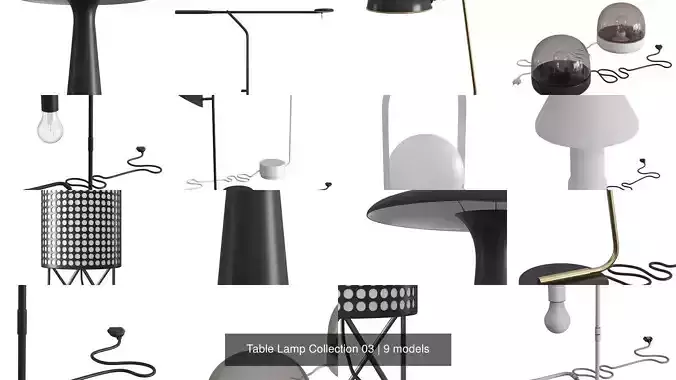 Table Lamp Collection 03 