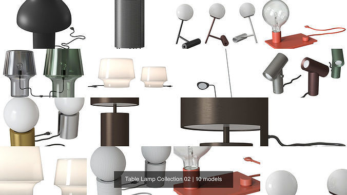 Table Lamp Collection 02 