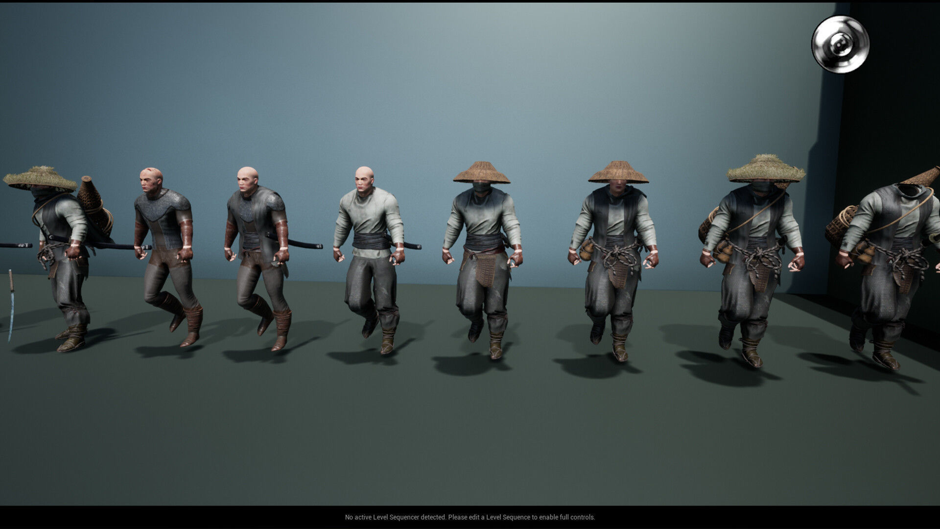 Samurai Low-poly 3D model_33