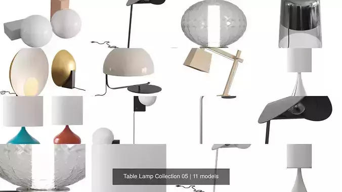 Table Lamp Collection 05 