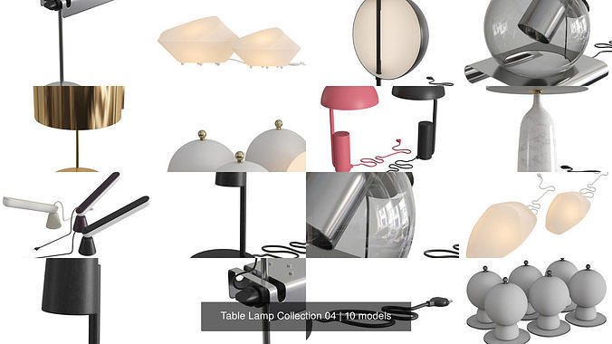 Table Lamp Collection 04 