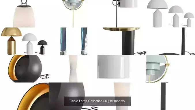 Table Lamp Collection 06 