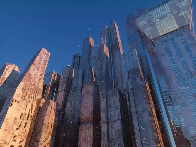 Ultra Detailed Sci-Fi Megastructures - Kit Bash - C4D Octane