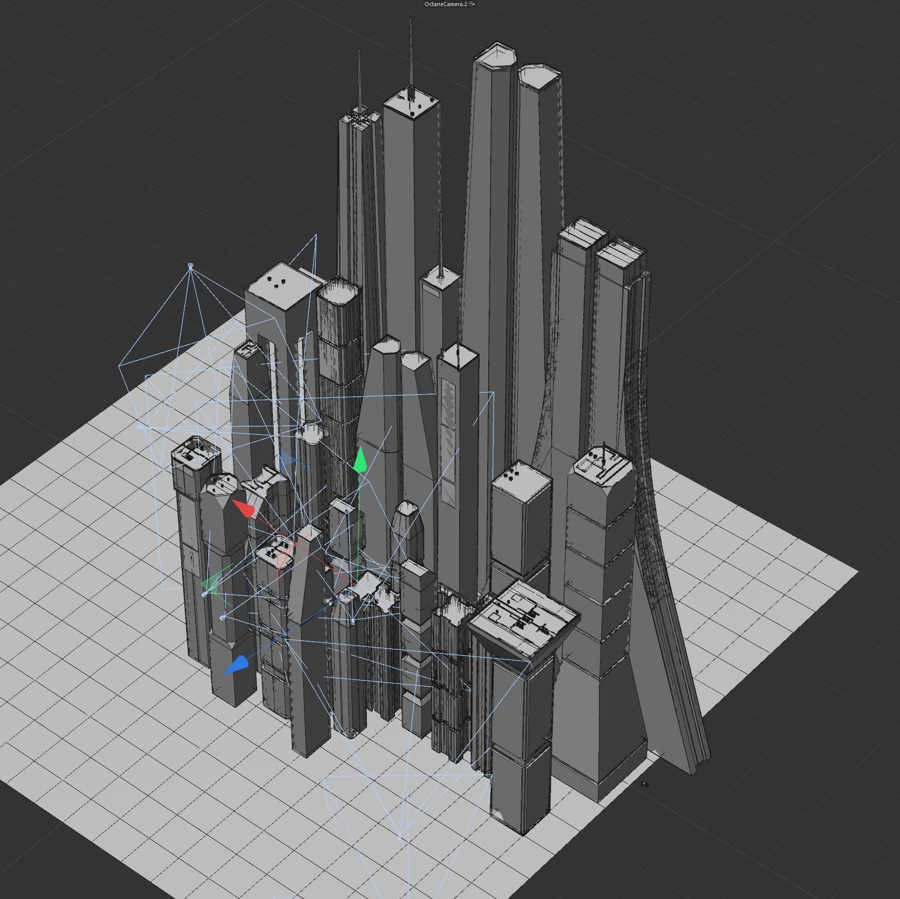 Ultra Detailed Sci-Fi Megastructures - Kit Bash - C4D Octane 3D model_5