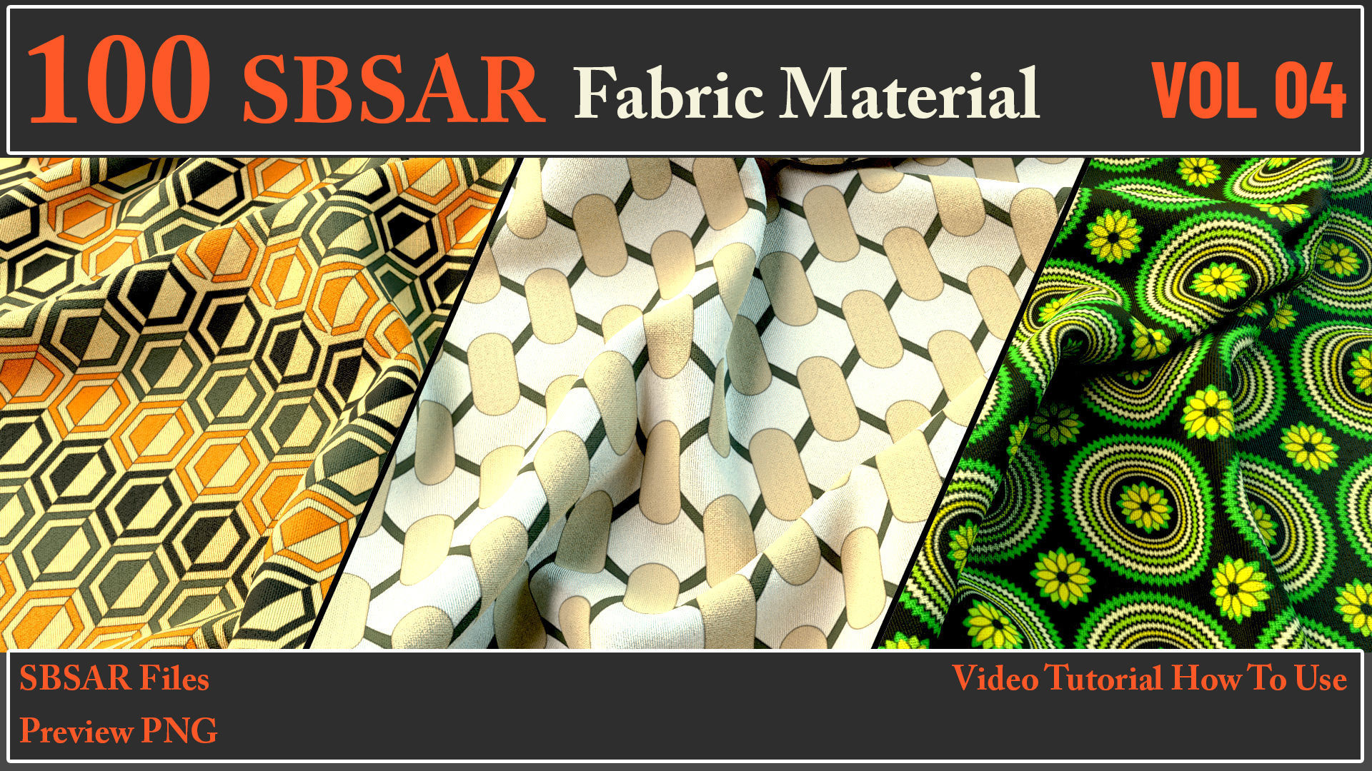 100 SBSAR Files Fabric Materials VOL 04   Texture_22