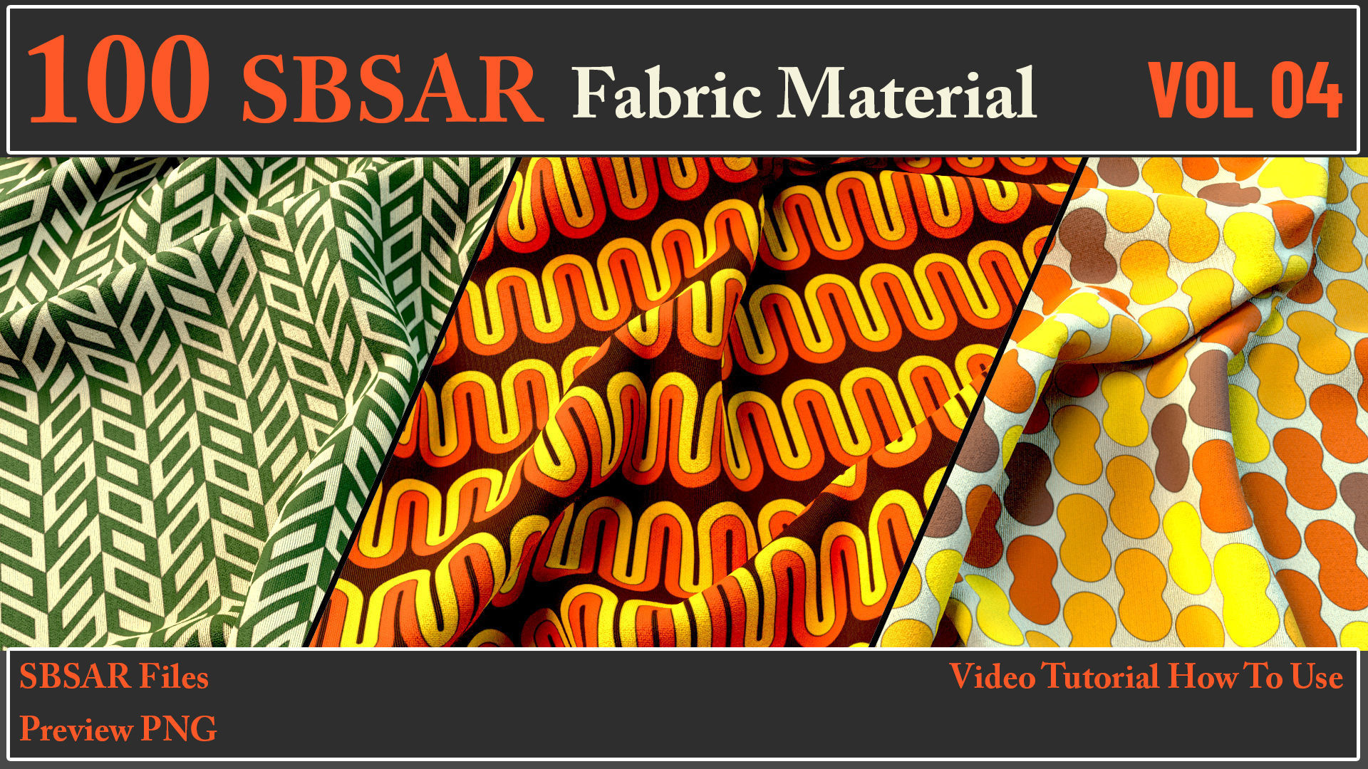 100 SBSAR Files Fabric Materials VOL 04   Texture_24