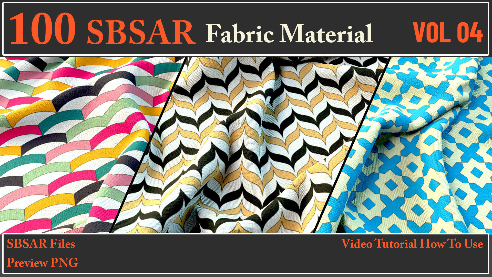 100 SBSAR Files Fabric Materials VOL 04   Texture_17