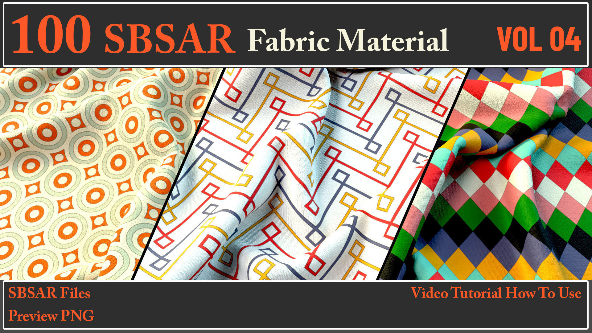 100 SBSAR Files Fabric Materials VOL 04   Texture_13
