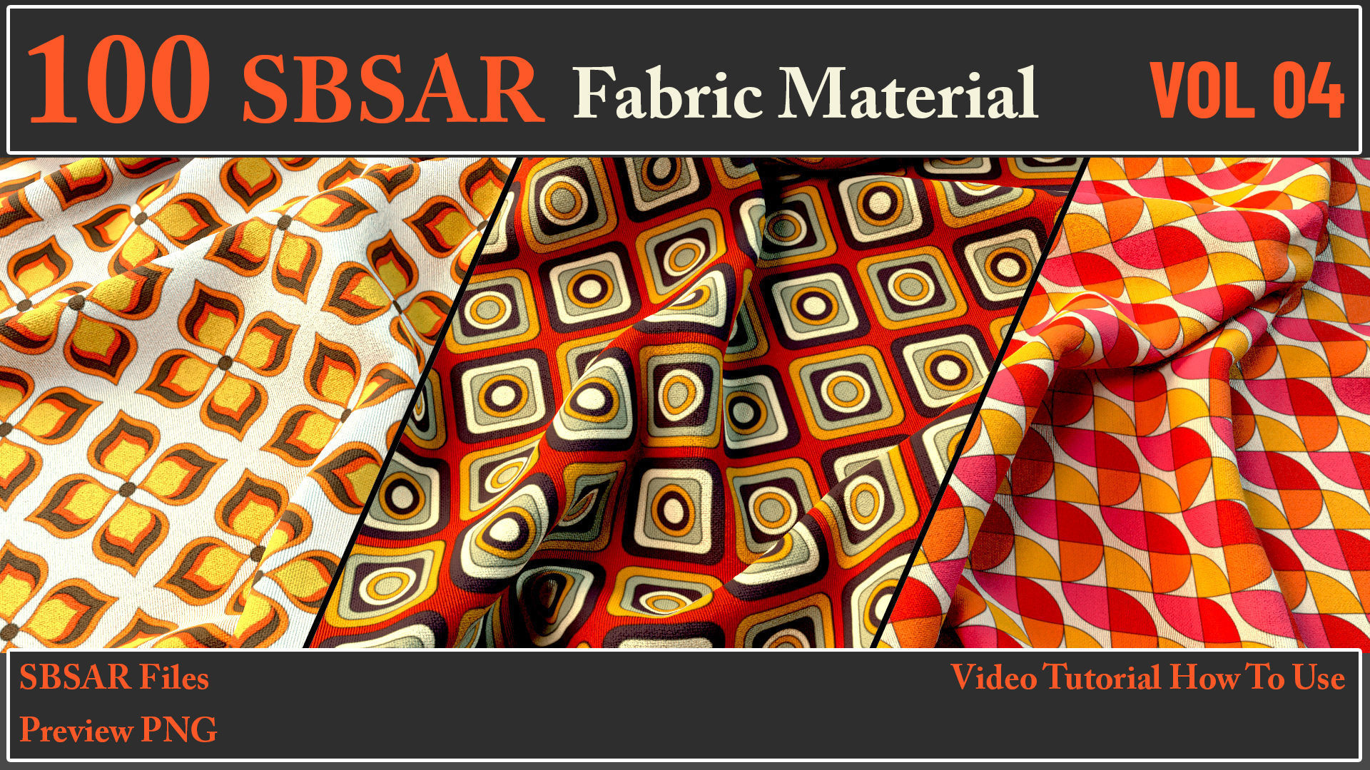 100 SBSAR Files Fabric Materials VOL 04   Texture_33