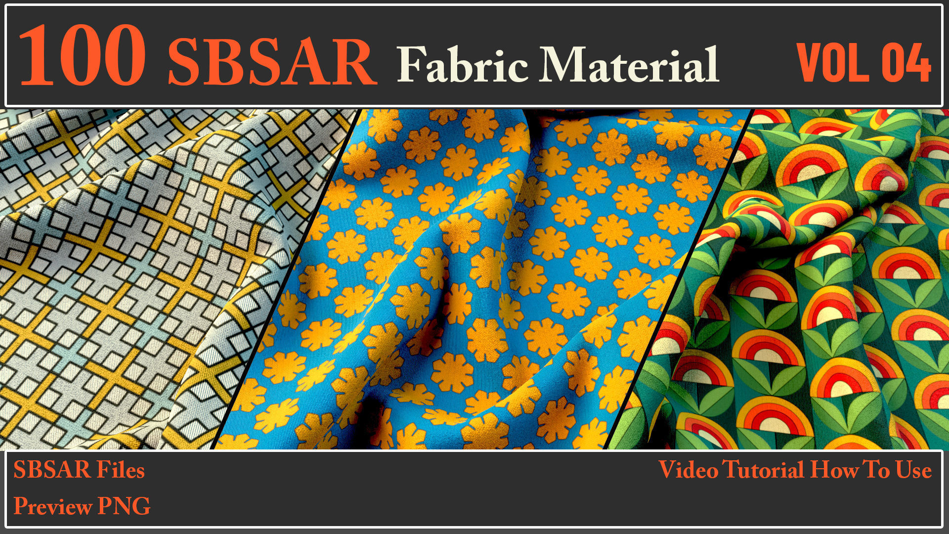 100 SBSAR Files Fabric Materials VOL 04   Texture_19