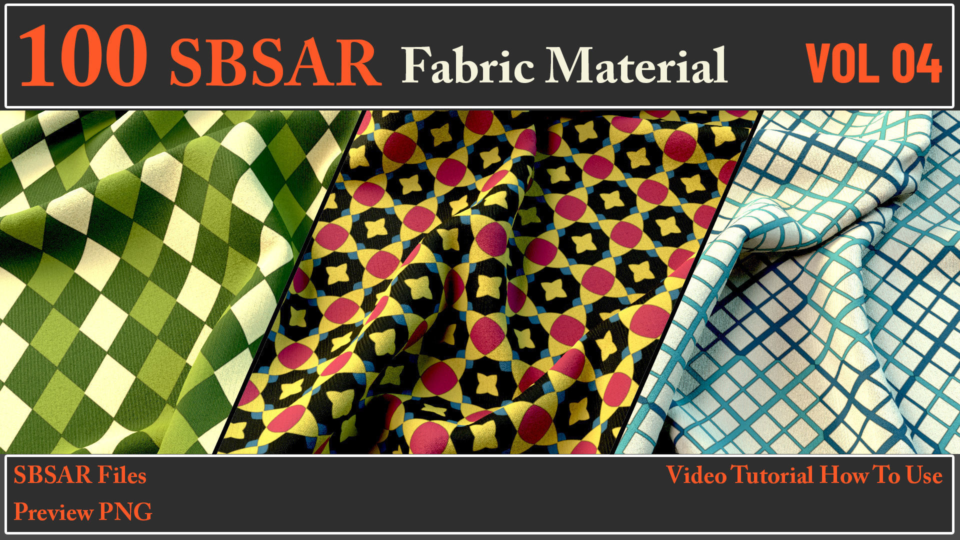 100 SBSAR Files Fabric Materials VOL 04   Texture_12