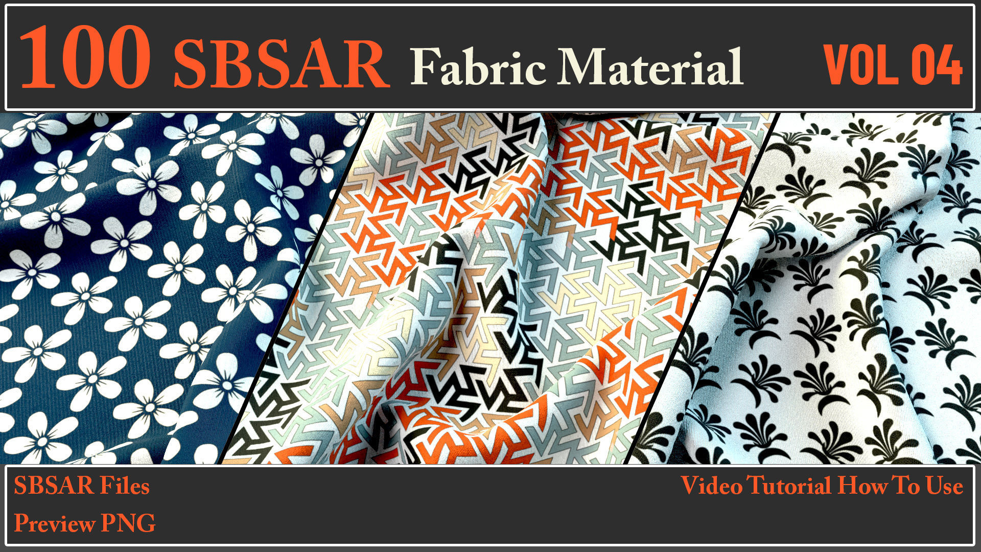 100 SBSAR Files Fabric Materials VOL 04   Texture_34
