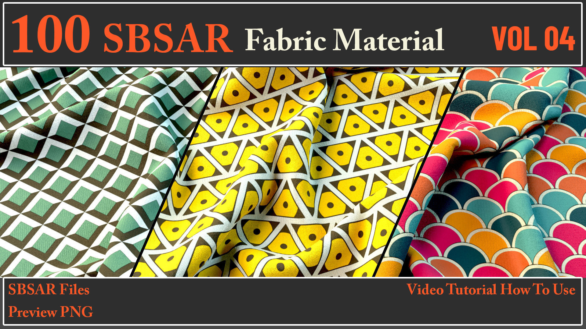 100 SBSAR Files Fabric Materials VOL 04   Texture_27