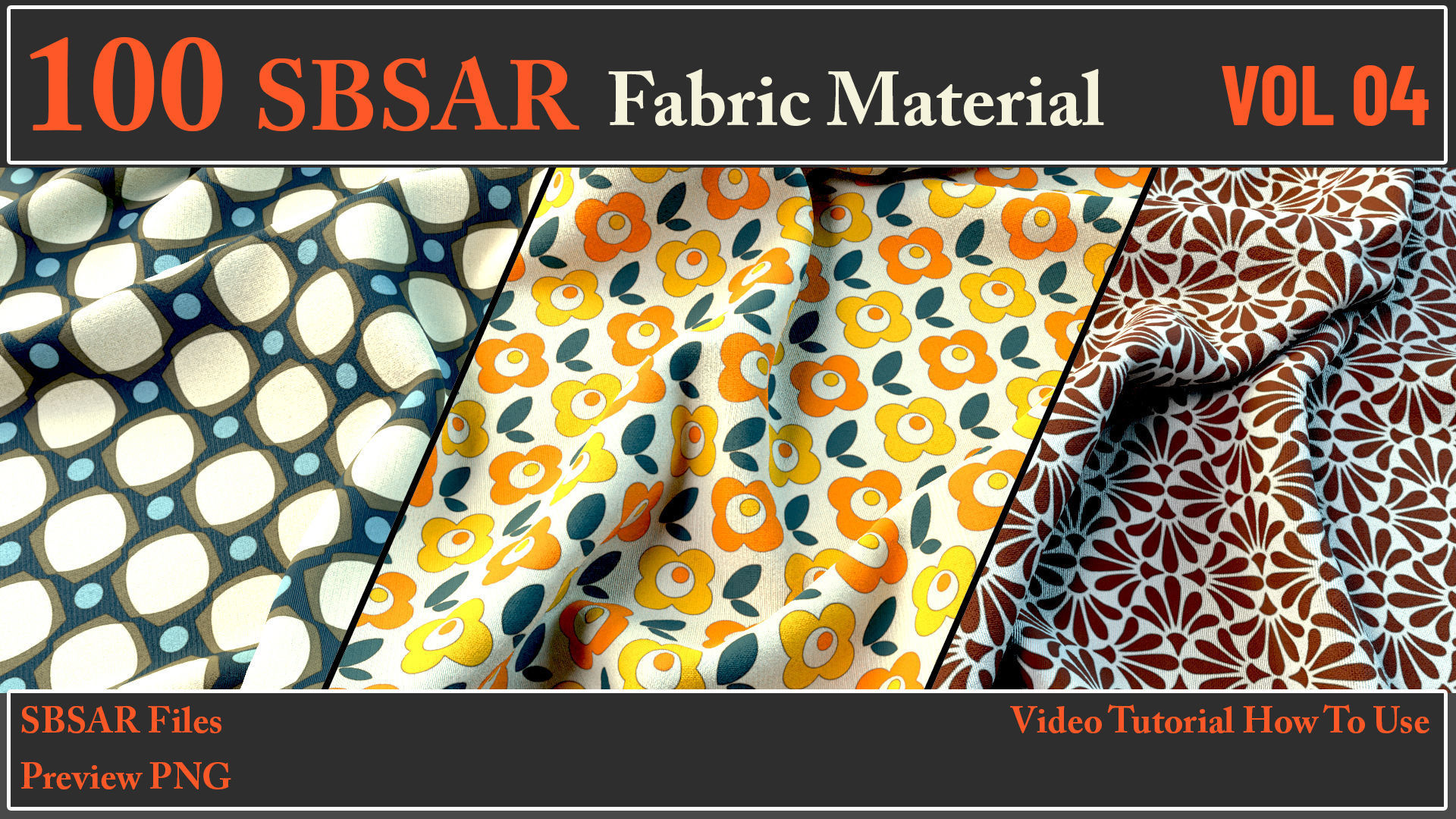 100 SBSAR Files Fabric Materials VOL 04   Texture_10
