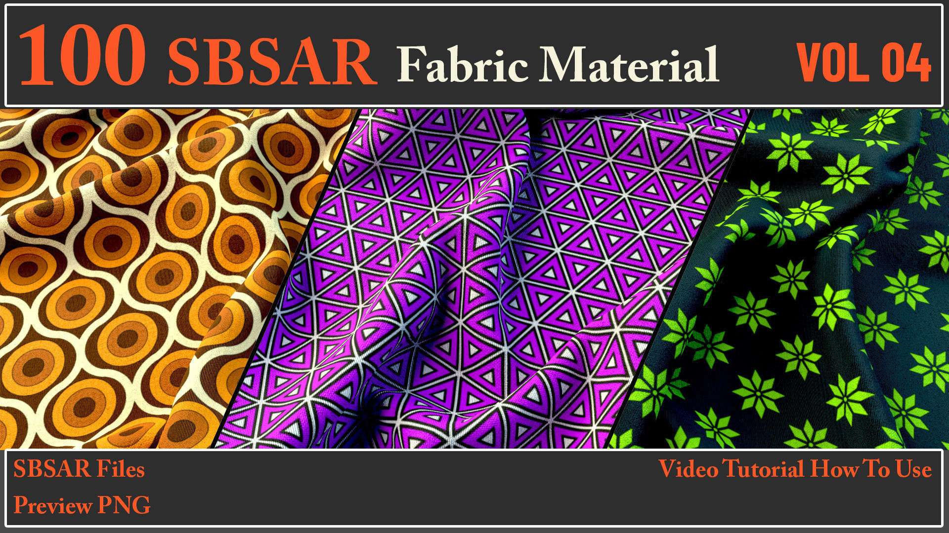 100 SBSAR Files Fabric Materials VOL 04   Texture_18