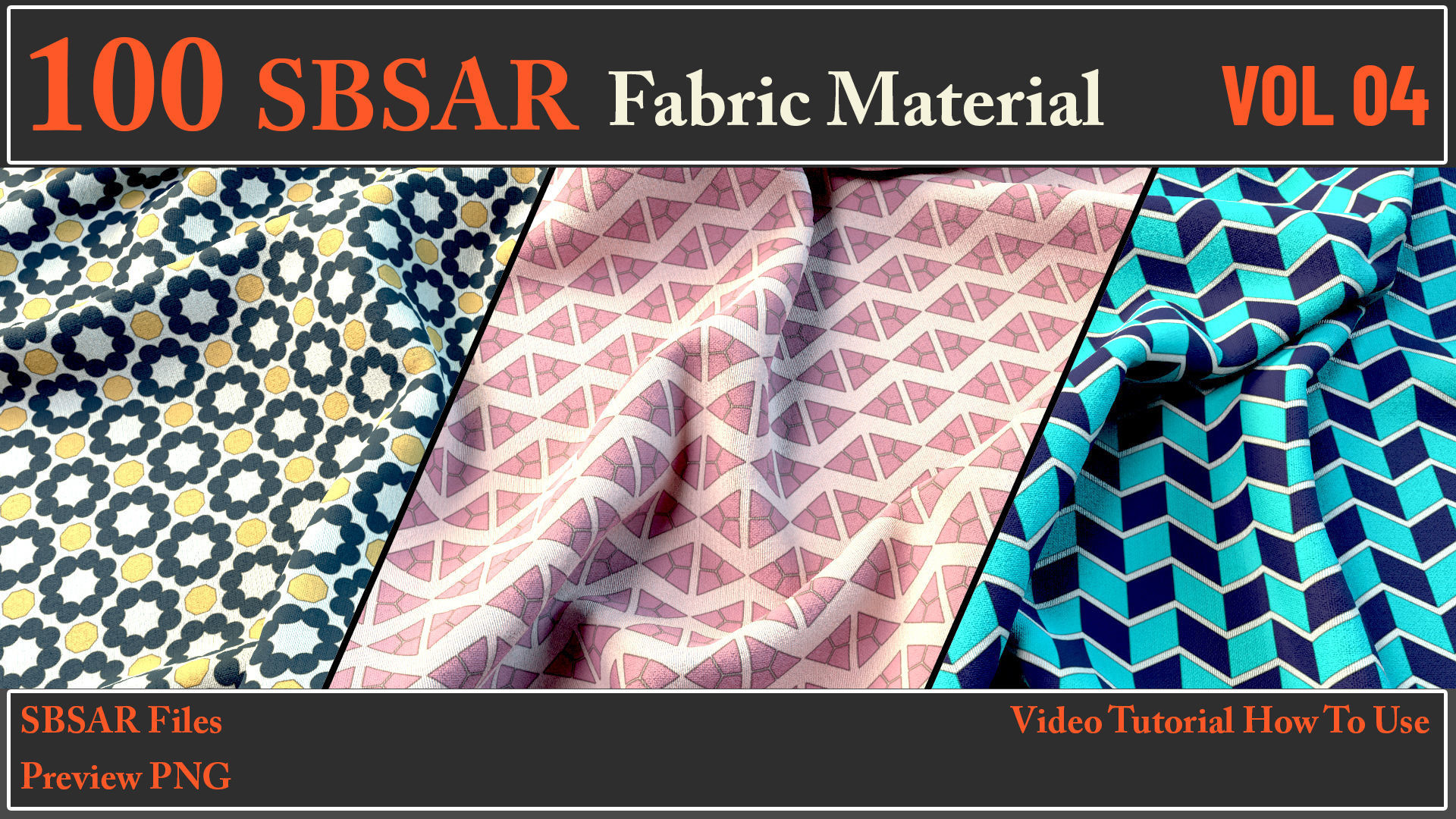 100 SBSAR Files Fabric Materials VOL 04   Texture_7