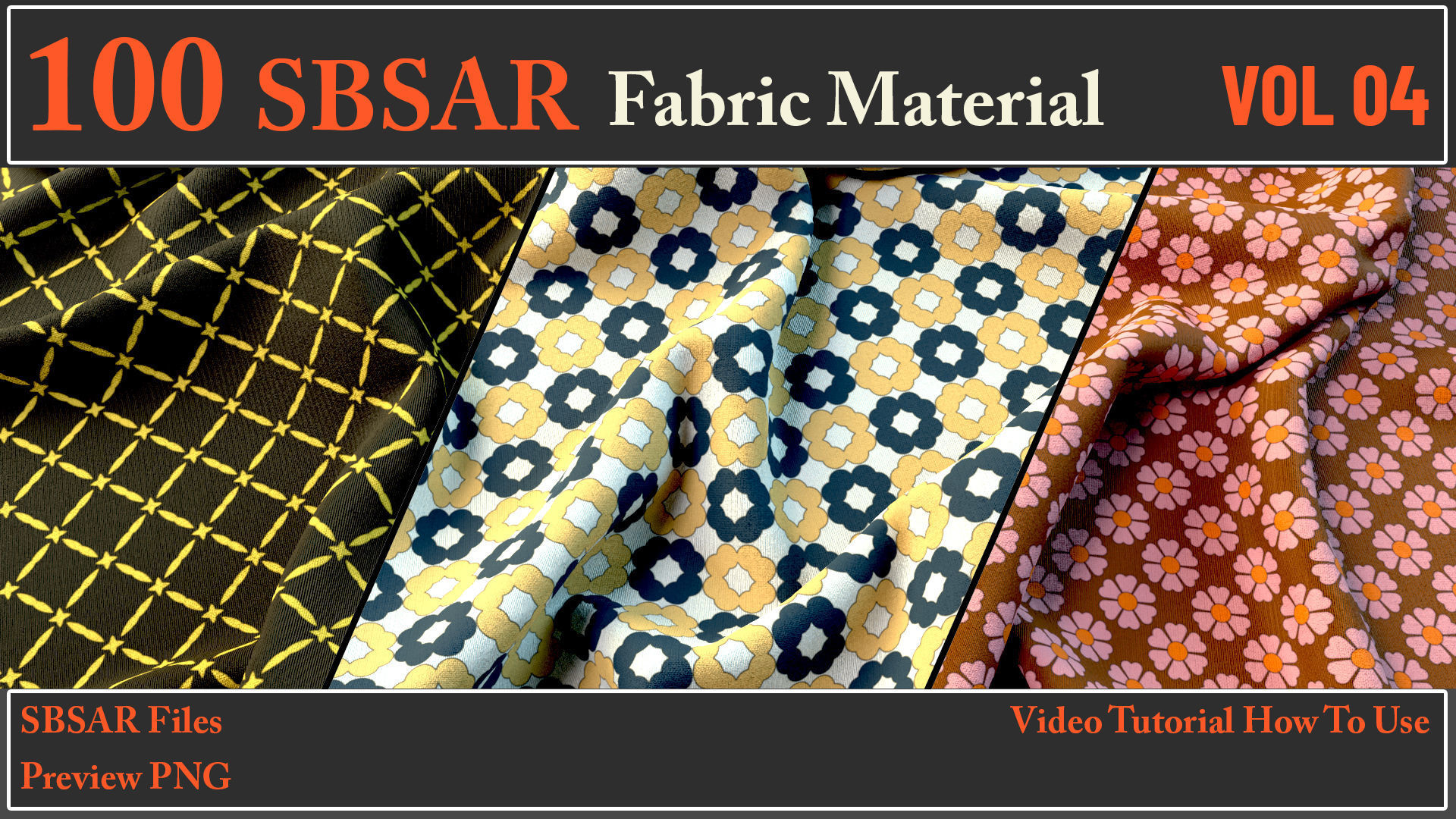 100 SBSAR Files Fabric Materials VOL 04   Texture_8