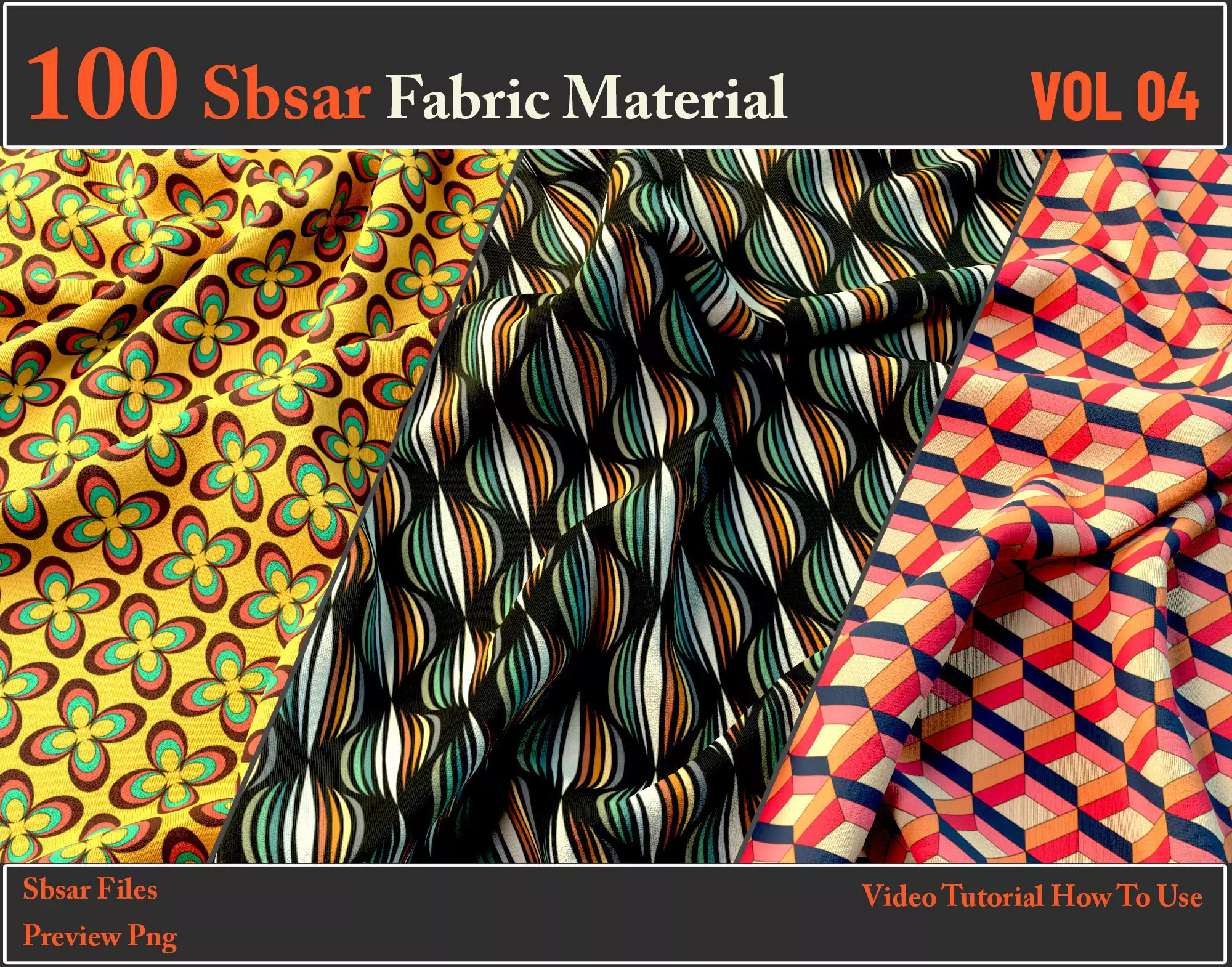100 SBSAR Files Fabric Materials VOL 04   Texture_0