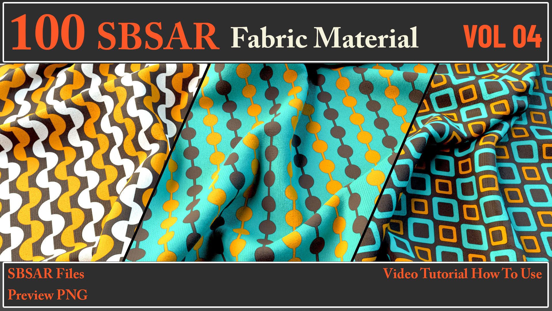 100 SBSAR Files Fabric Materials VOL 04   Texture_26