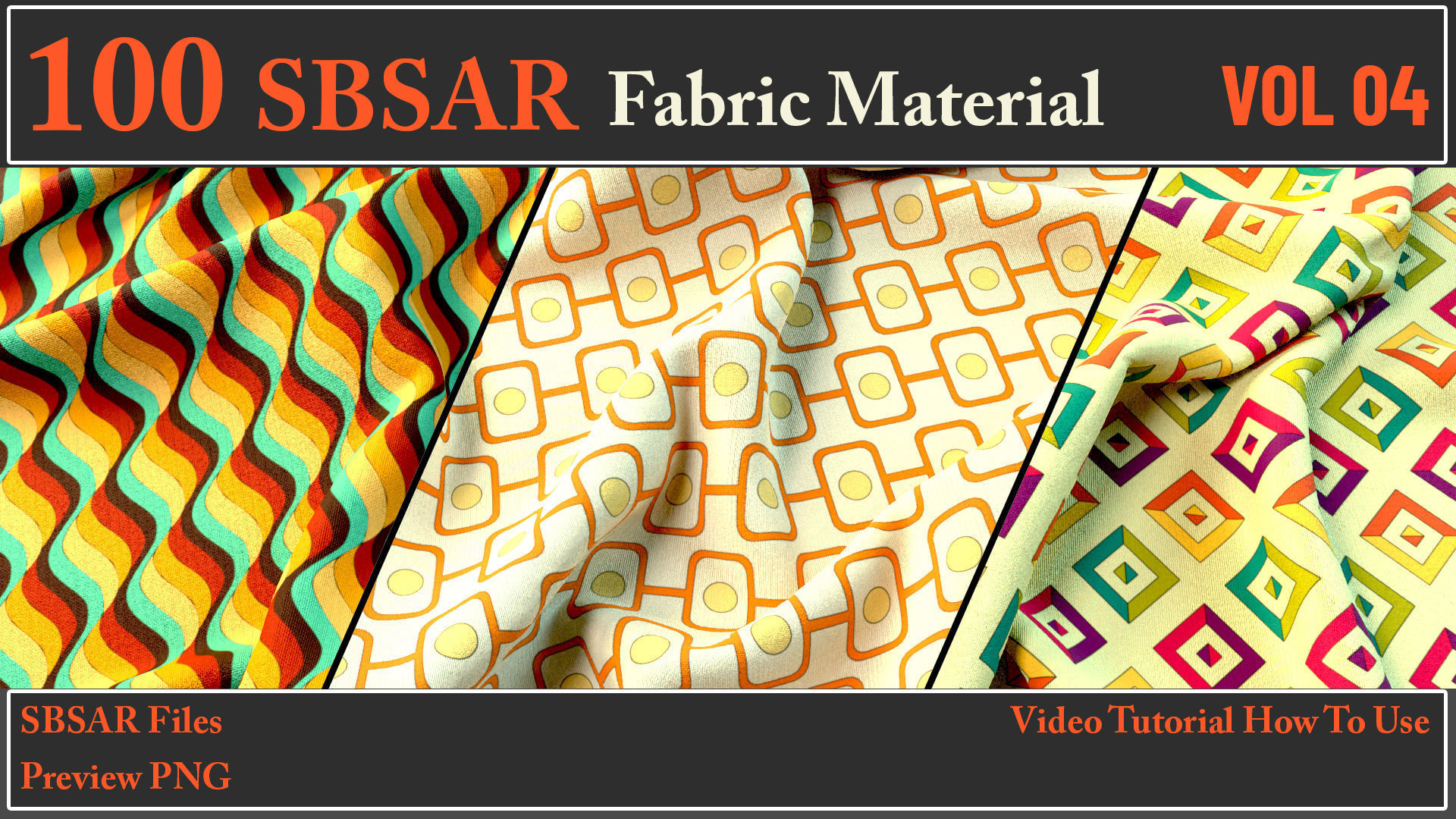 100 SBSAR Files Fabric Materials VOL 04   Texture_29