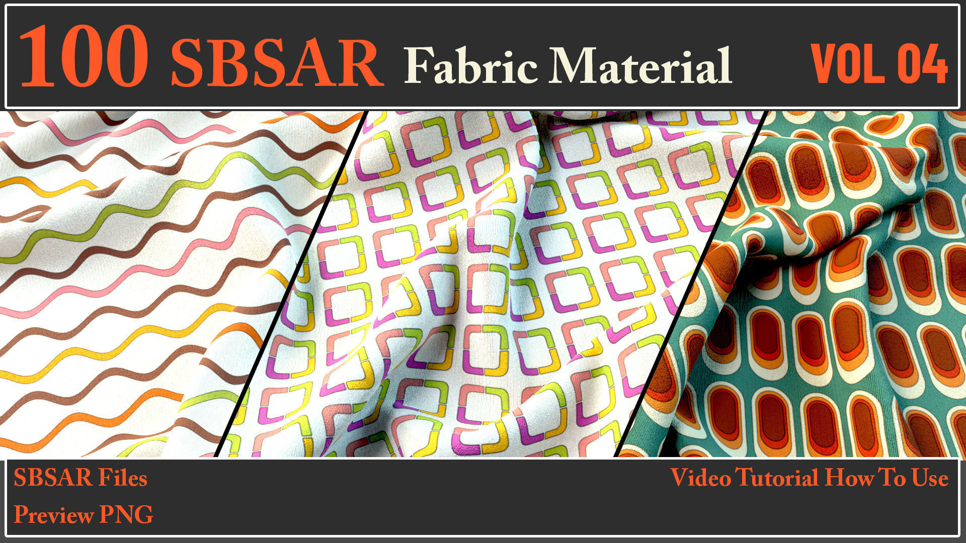 100 SBSAR Files Fabric Materials VOL 04   Texture_15