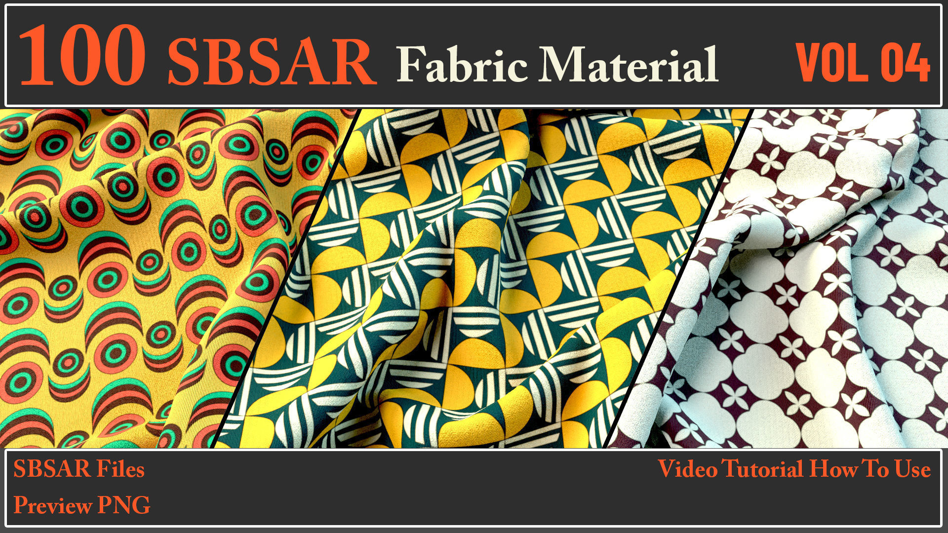 100 SBSAR Files Fabric Materials VOL 04   Texture_20