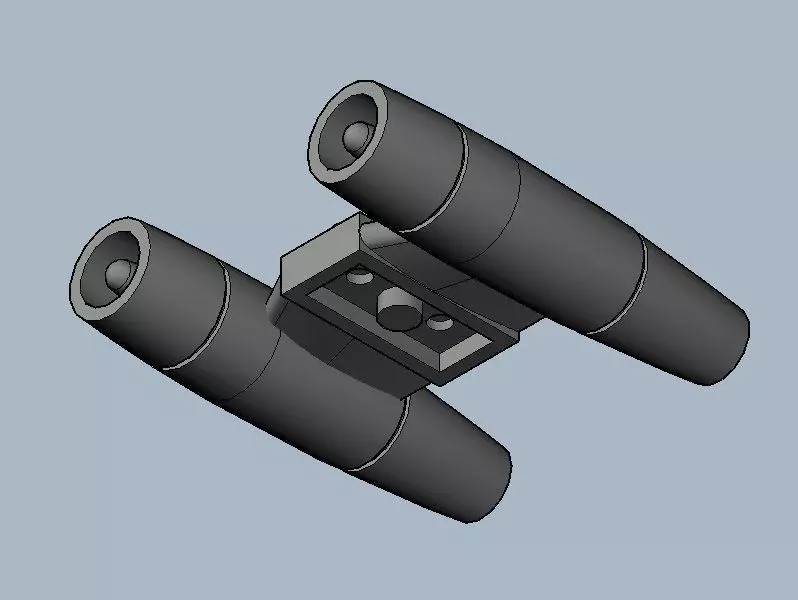 extracruise jet engines for brick players 3D print model