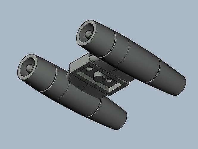 extracruise jet engines for brick players 3D print model