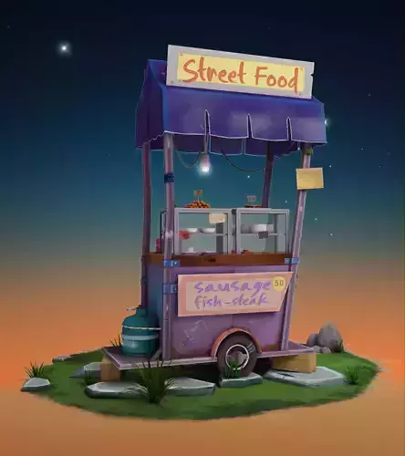 Street food cart