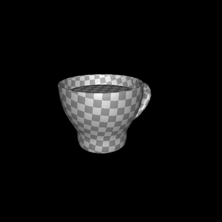expresso glass cup 3D model_3