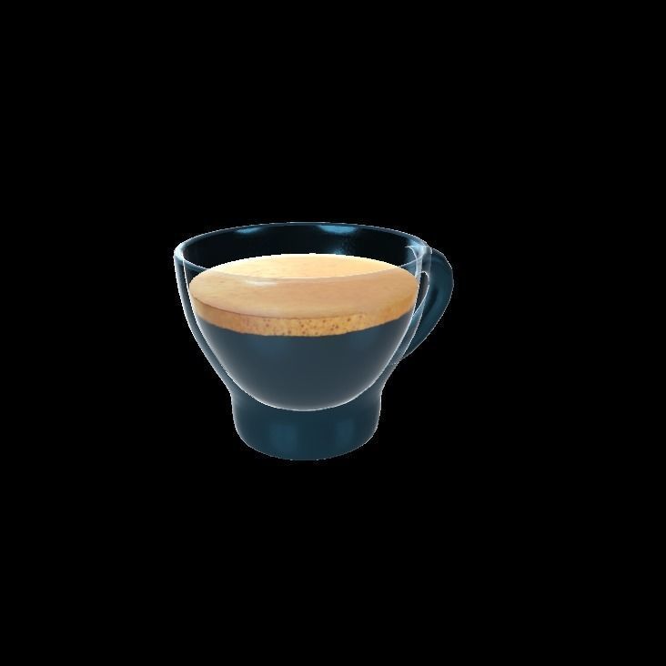 expresso glass cup 3D model_11