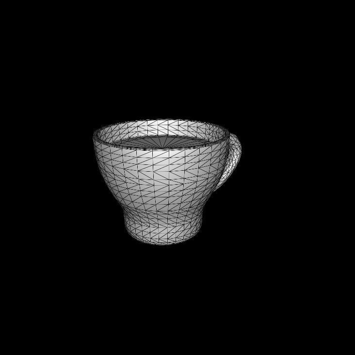 expresso glass cup 3D model_1