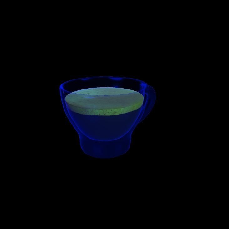 expresso glass cup 3D model_7