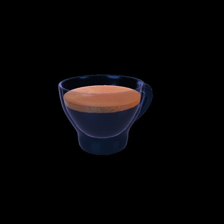 expresso glass cup 3D model_12